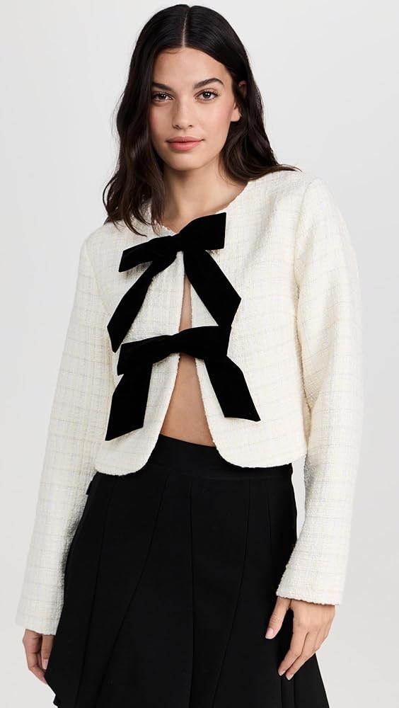Amazon.com: Line & Dot Women's Kinzie Top, Ivory, Off White